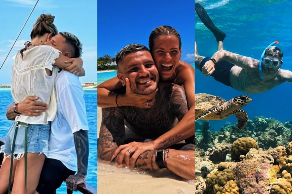 La foto al borde de la censura que Mauro Icardi compartió de la China Suárez en Maldivas