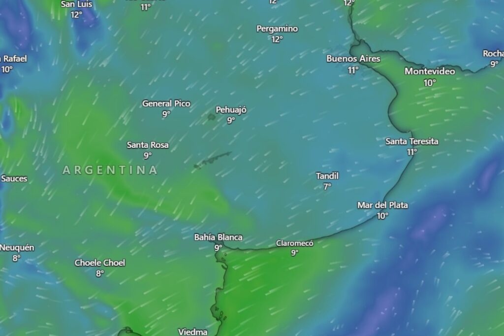 Pronóstico del Tiempo: Primer Fin de Semana de Agosto Traerá Lluvias y Viento en el AMBA