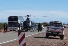 Helicóptero con siete personas a bordo se desploma durante entrenamiento de combate de incendios