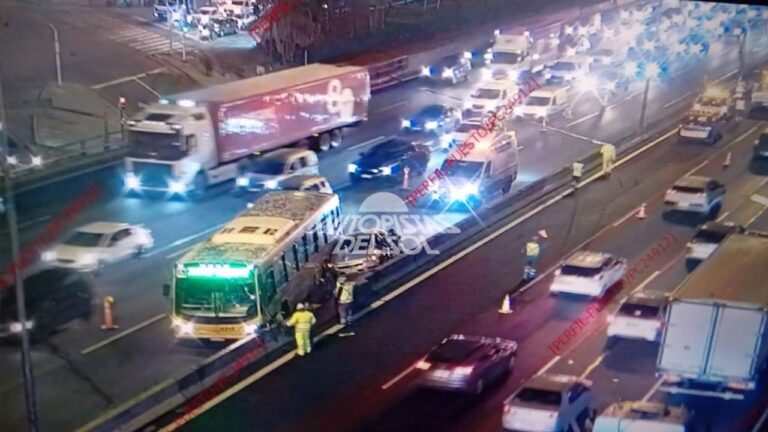 Accidente en la Panamericana: Seis vehículos implicados y cinco heridos