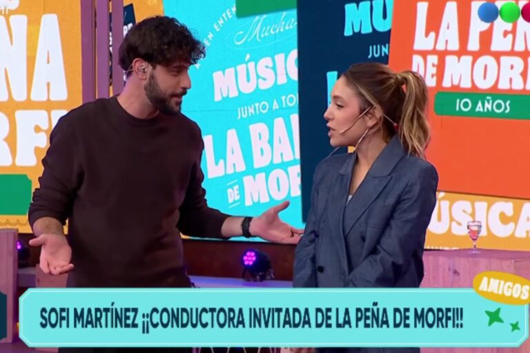 Sofía Martínez y Diego Leuco: Un reencuentro lleno de complicidad en La Peña de Morfi