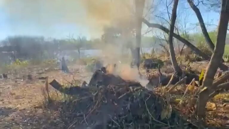 Intendente Mario Secco en el Ojo de la Tormenta por Quemas en Isla Santiago