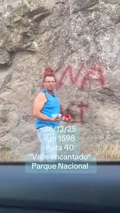 Camionero Deberá Restaurar Rocas Vandalizadas en el Parque Nacional Nahuel Huapi