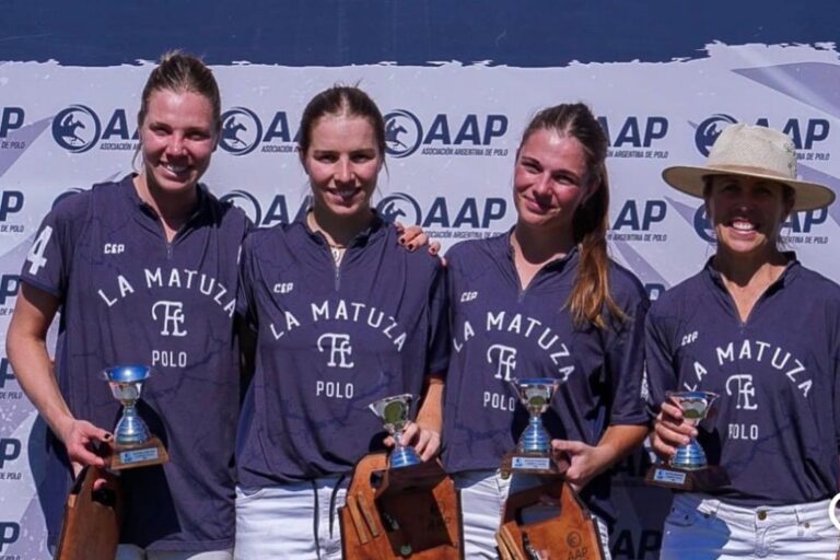 La familia Lavinia Ussher: Ganar en el polo y celebrar la unión familiar